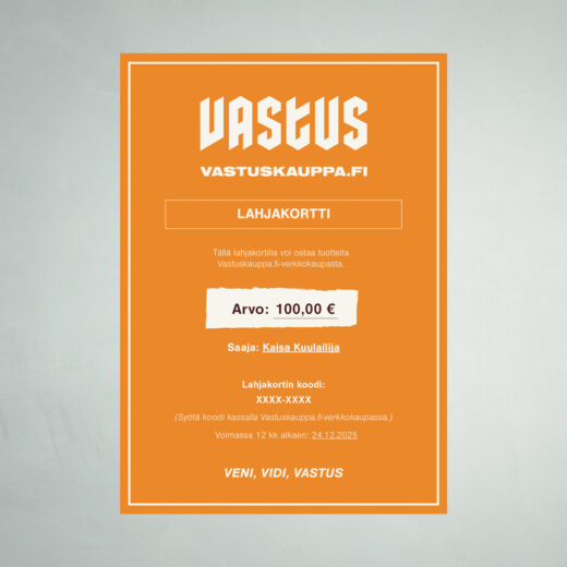 Vastuskaupan e-lahjakortti
